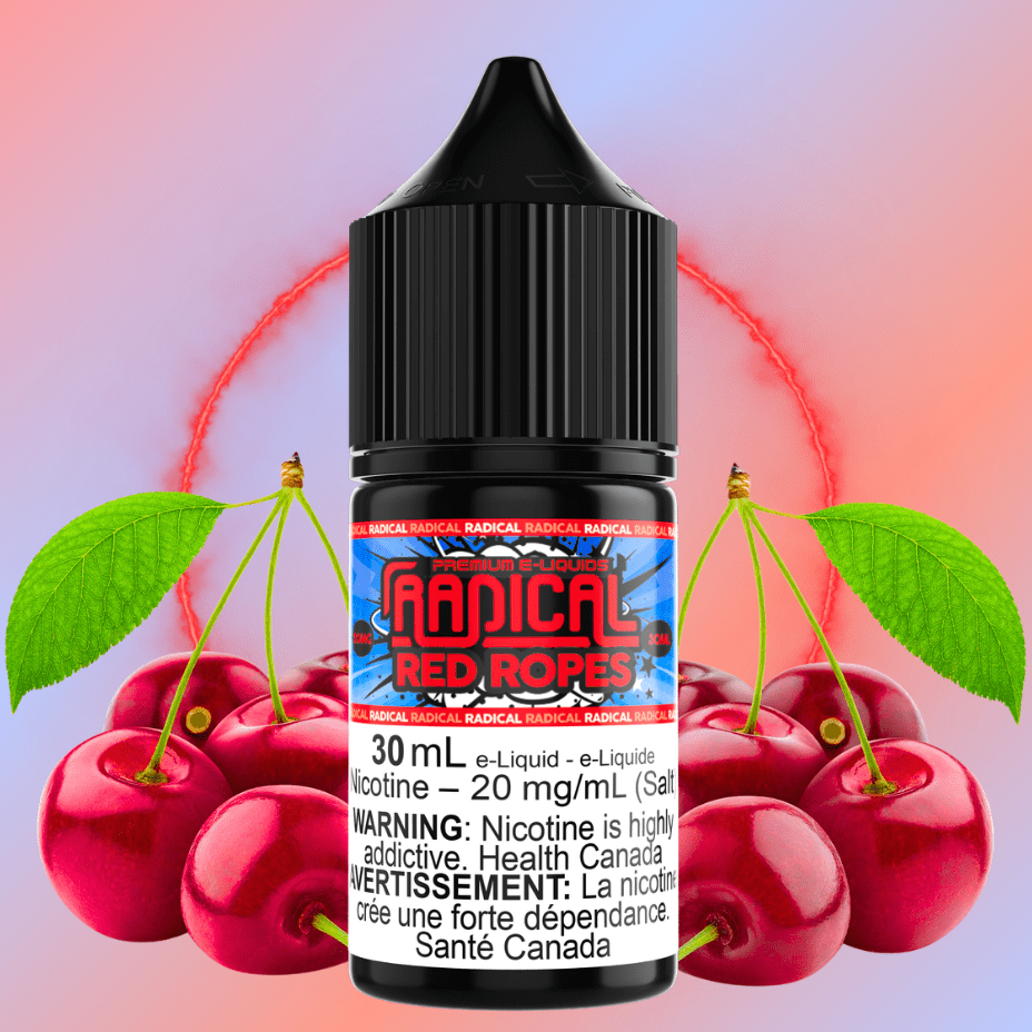 Red Ropes Salt Nic by Radical E-liquid 30mL / 12mg Vape Superstore Yorkton Saskatchewan