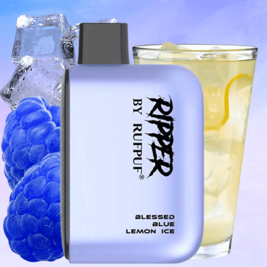 RufPuf Disposables Disposables 20mg / 10ml RufPuf Ripper 6000 Disposable Vape-Blessed Blue Lemon Ice RufPuf Ripper 6000 Disposable Vape-Blessed Blue Lemon Ice-Yorkton Vape