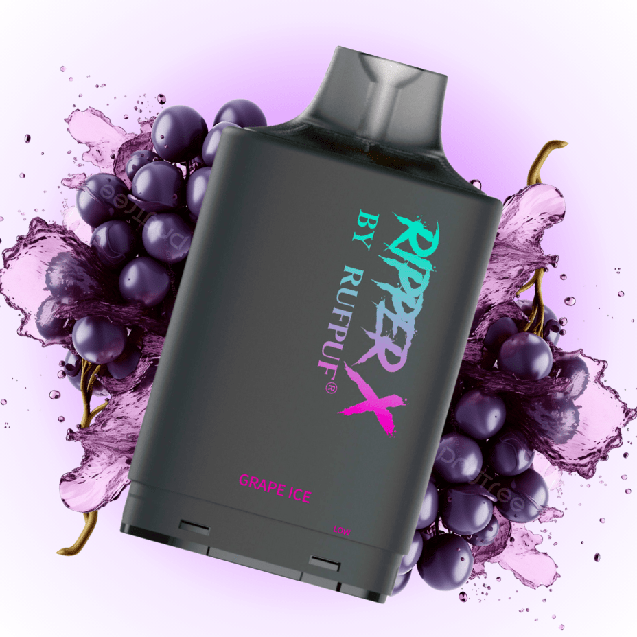 RufPuf Ripper X 75k Turbo Pod - Grape Ice Vape Superstore Yorkton Saskatchewan