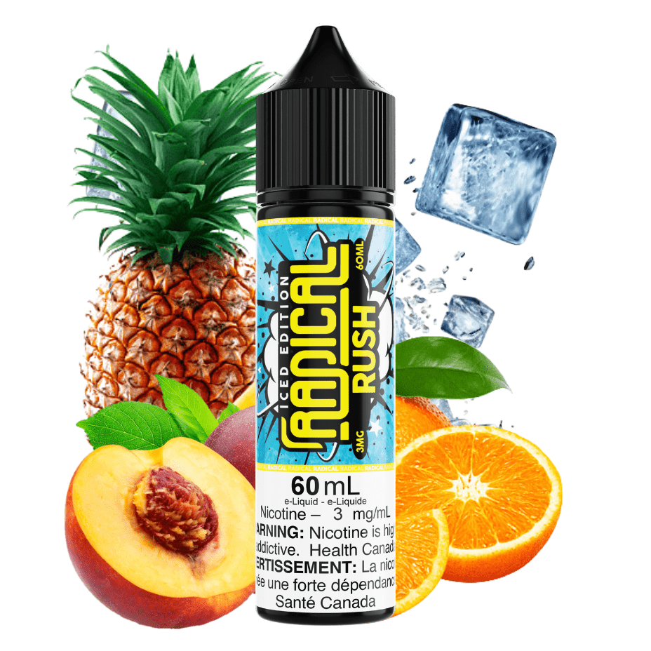 Rush Ice By Radical E-Liquid Vape Superstore Yorkton Saskatchewan