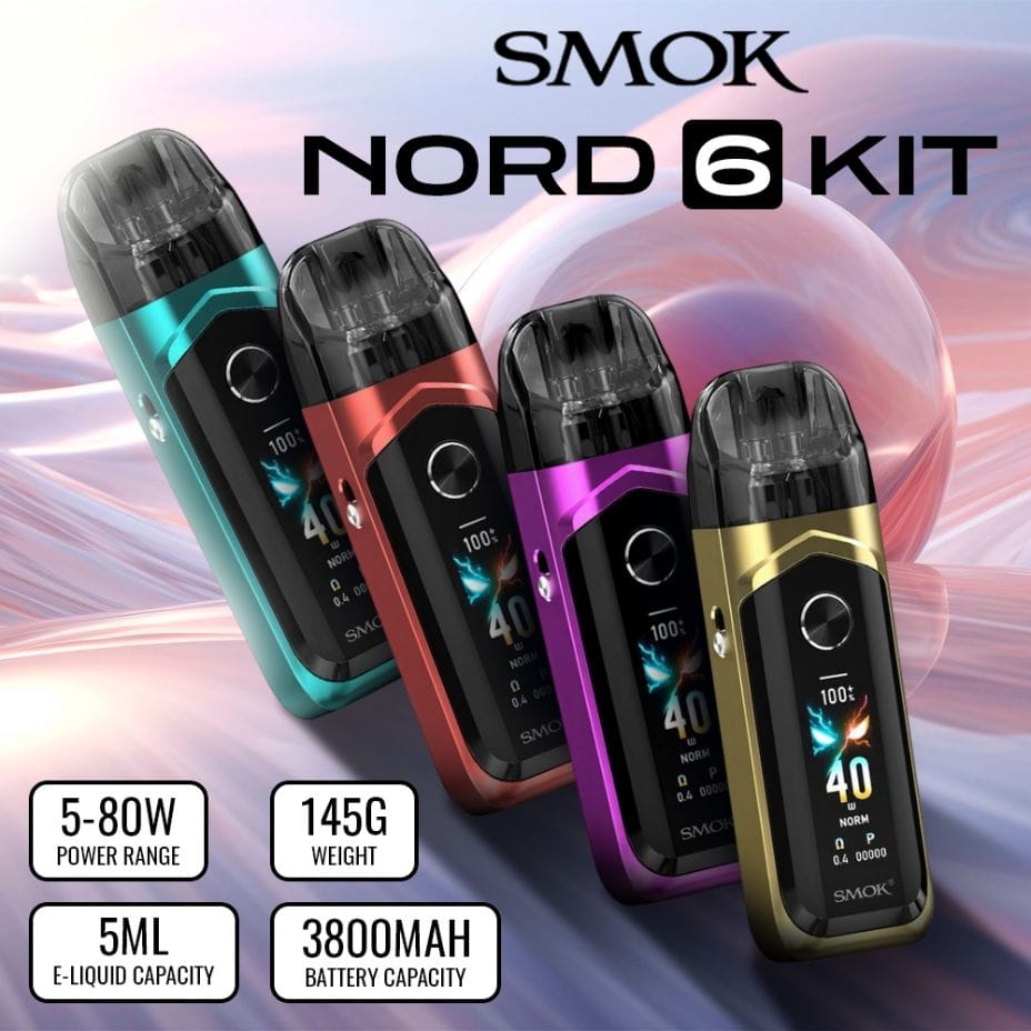 Smok Nord 6 80W Pod Kit-3800mAh Vape Superstore Yorkton Saskatchewan