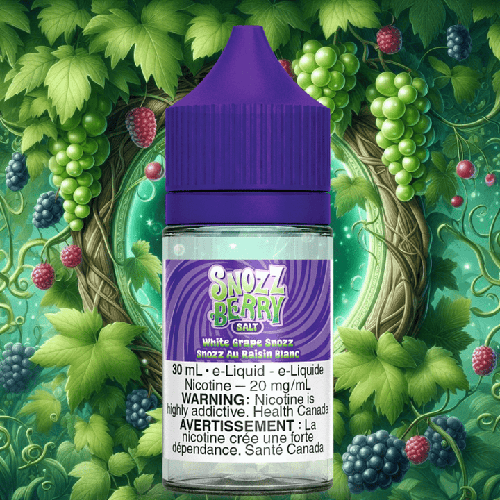 SNOZZBERRY E-Liquid 30ml / 12mg White Grape Snozz Salt By Snozzberry E-Liquid White Grape Snozz Salt By Snozzberry E-Liquid at Canada's #1 Vape Shop