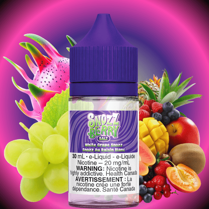 SNOZZBERRY E-Liquid White Grape Snozz Salt By Snozzberry E-Liquid White Grape Snozz Salt By Snozzberry E-Liquid at Canada's #1 Vape Shop