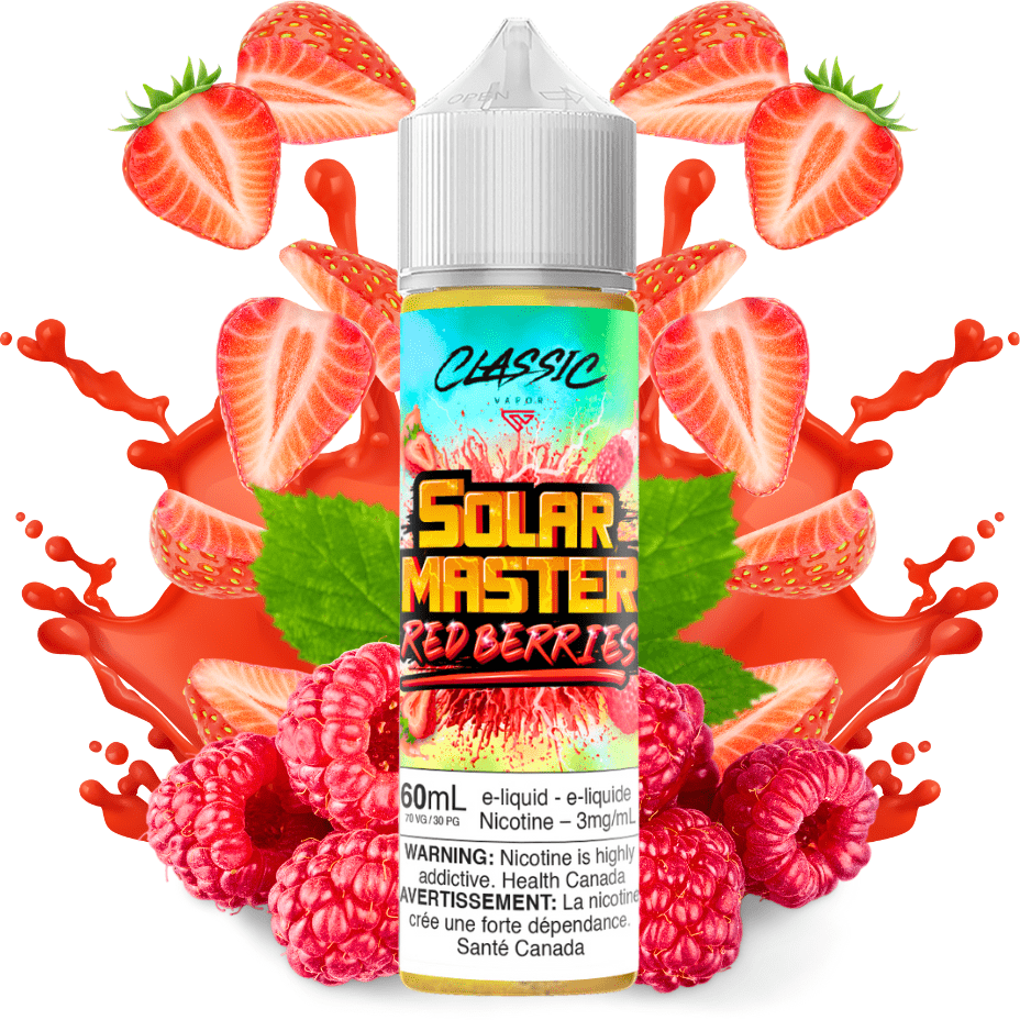 Solar Master E-Liquid Freebase E-Liquid Red Berries by Solar Master E-Liquid Red Berries by Solar Master - Yorkton Vape SuperStore Saskatchewan 