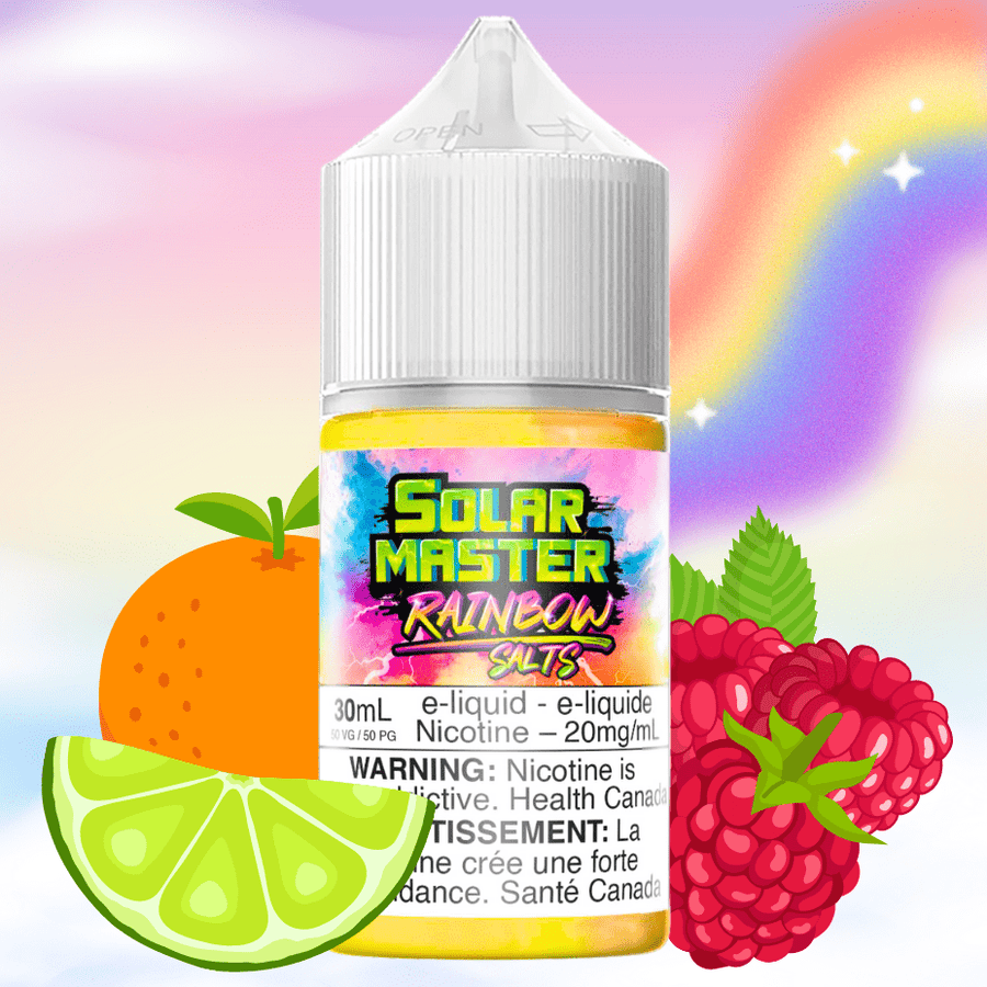 Solar Master E-Liquid Salt Nic E-Liquid Rainbow Salt by Solar Master E-Liquid Rainbow Salts by Solar Master E-Liquid-Yorkton Vape SuperStore