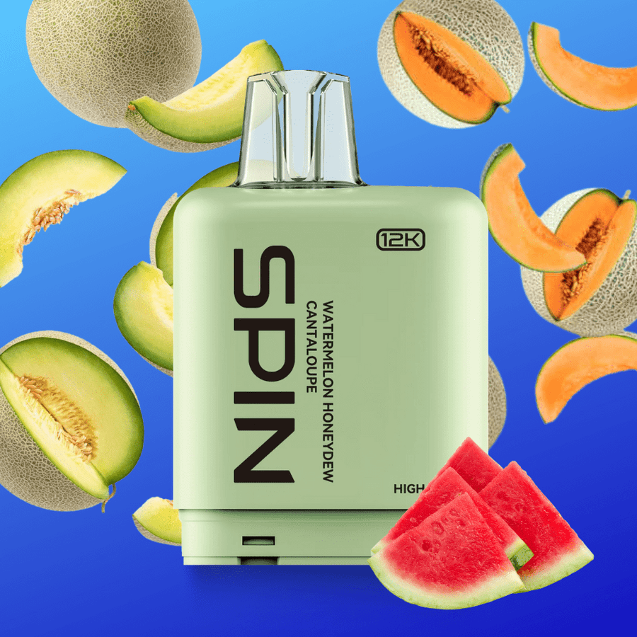Spin Fizz X Closed Pod System 12000 Puffs / 20mg Spin Fizz X Pod 12000 - Watermelon Honeydew Cantaloupe Spin Fizz X Pod 12000 - Watermelon Honeydew Cantaloupe in Canada  Saskatchewan at Yorkton Vape SuperStore.