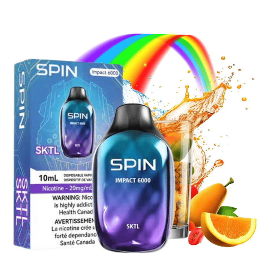 Spin Vape Disposables 20mg / 6000 Puffs SPIN Impact 6000 Disposable Vape-SKTL SPIN Impact 6000 Disposable Vape-SKTL-Yorkton Vape SuperStore, SK