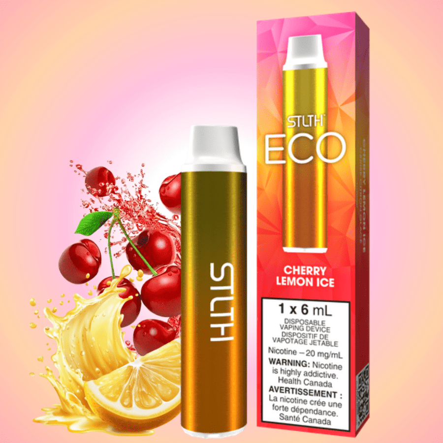 STLTH Disposable Disposable Vape 20mg STLTH Eco Disposable Vape - Cherry Lemon Ice STLTH Eco Disposable Vape - Cherry Lemon Ice