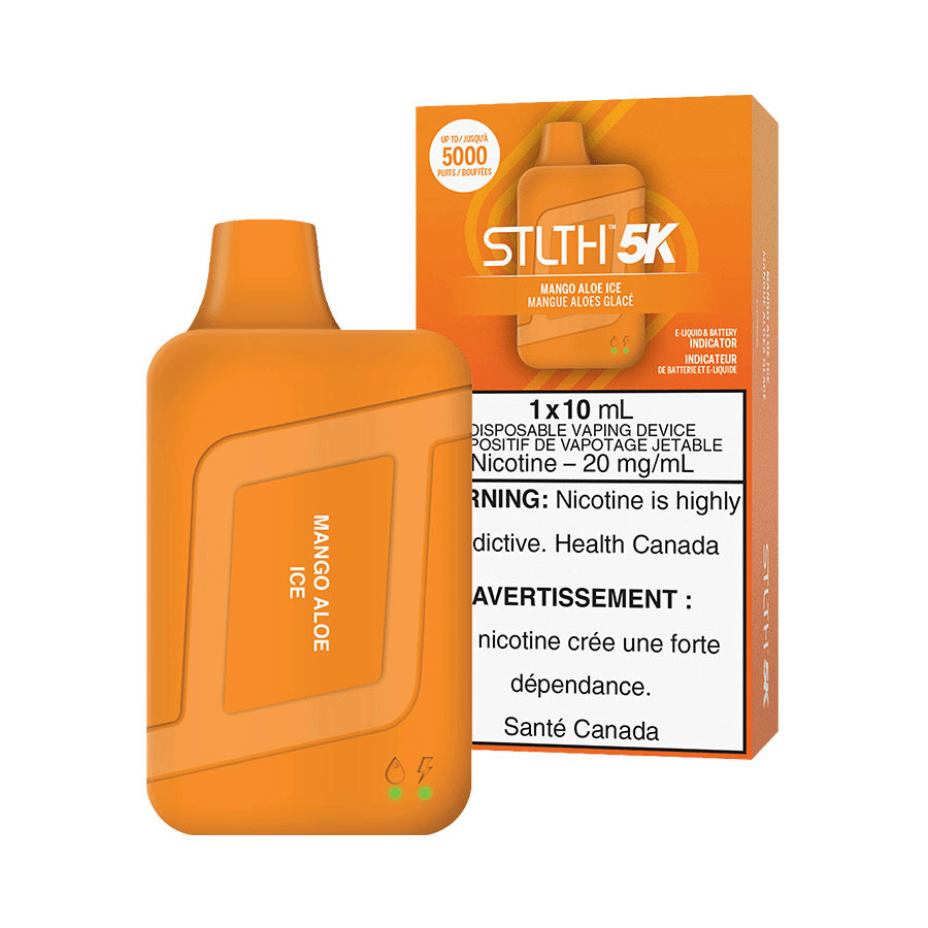 STLTH Disposables 5000 / 20mg/mL STLTH 5K Disposable Vape-Mango Aloe Ice STLTH 5K Disposable Vape-Mango Aloe Ice-Yorkton Vape Superstore SK, Canada