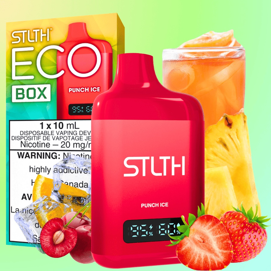 STLTH Eco Box Disposable Vape - Punch Ice 10ml / 20mg Vape Superstore Yorkton Saskatchewan