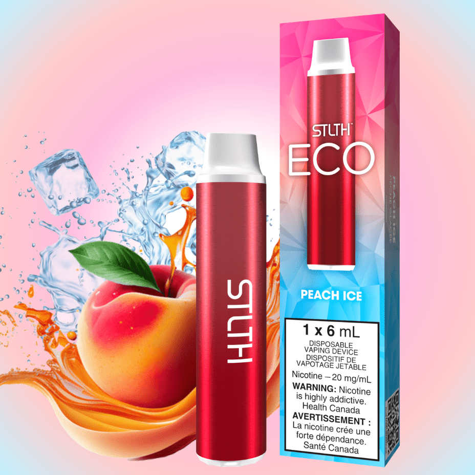 STLTH Eco Disposable Vape - Peach Ice 20mg Vape Superstore Yorkton Saskatchewan