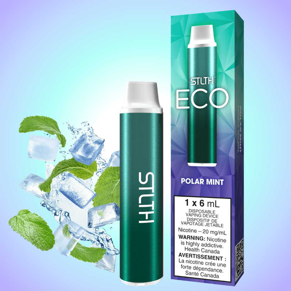 STLTH Eco Disposable Vape - Polar Mint 20mg Vape Superstore Yorkton Saskatchewan