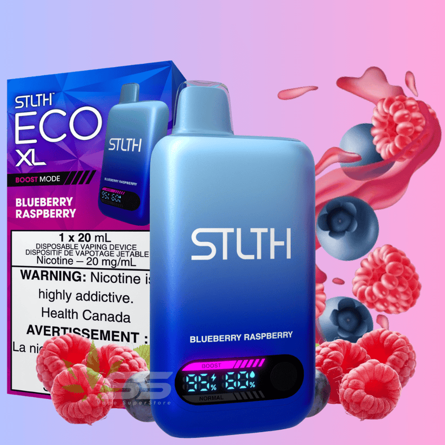 STLTH Eco XL Disposable Vape - Blueberry Raspberry Vape Superstore Yorkton Saskatchewan