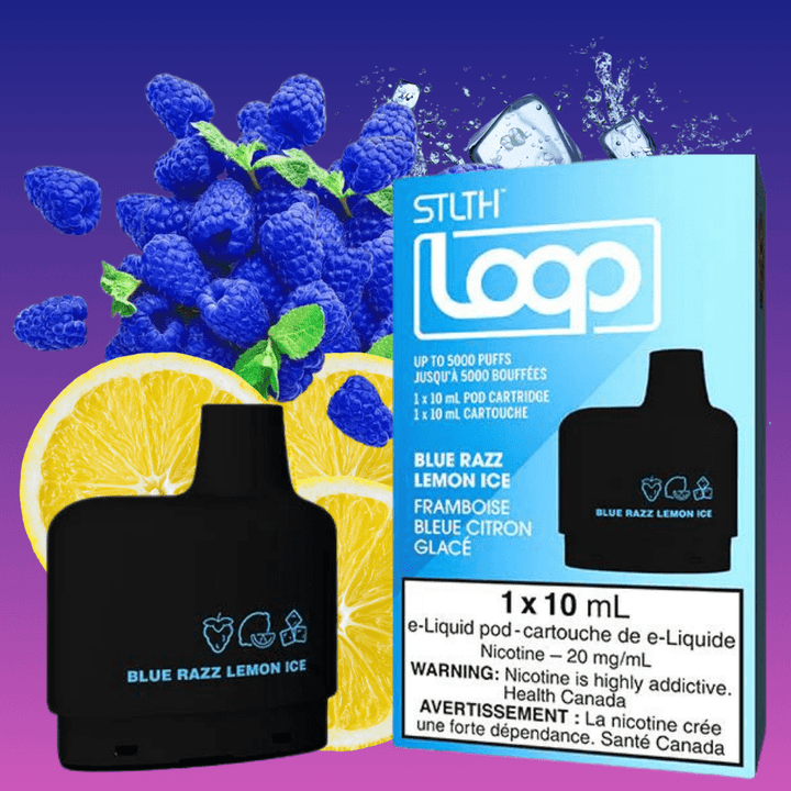 Stlth Loop Closed Pod Systems 20mg / 5000Puffs STLTH Loop Pods-Blue Razz Lemon Ice STLTH Loop Pods-Blue Razz Lemon Ice-Yorkton Vape SuperStore & Online