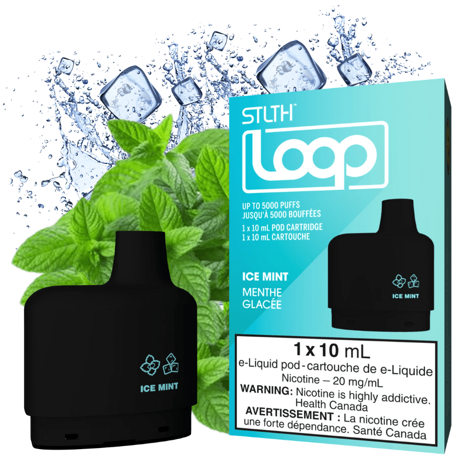 Stlth Loop Closed Pod Systems 20mg / 5000Puffs STLTH Loop Pods-Ice Mint STLTH Loop Pods-Ice Mint-Yorkton Vape SuperStore & Online