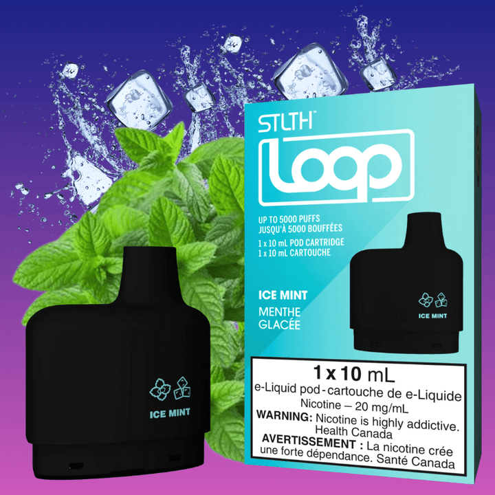 Stlth Loop Closed Pod Systems 20mg / 5000Puffs STLTH Loop Pods-Ice Mint STLTH Loop Pods-Ice Mint-Yorkton Vape SuperStore & Online, Canada