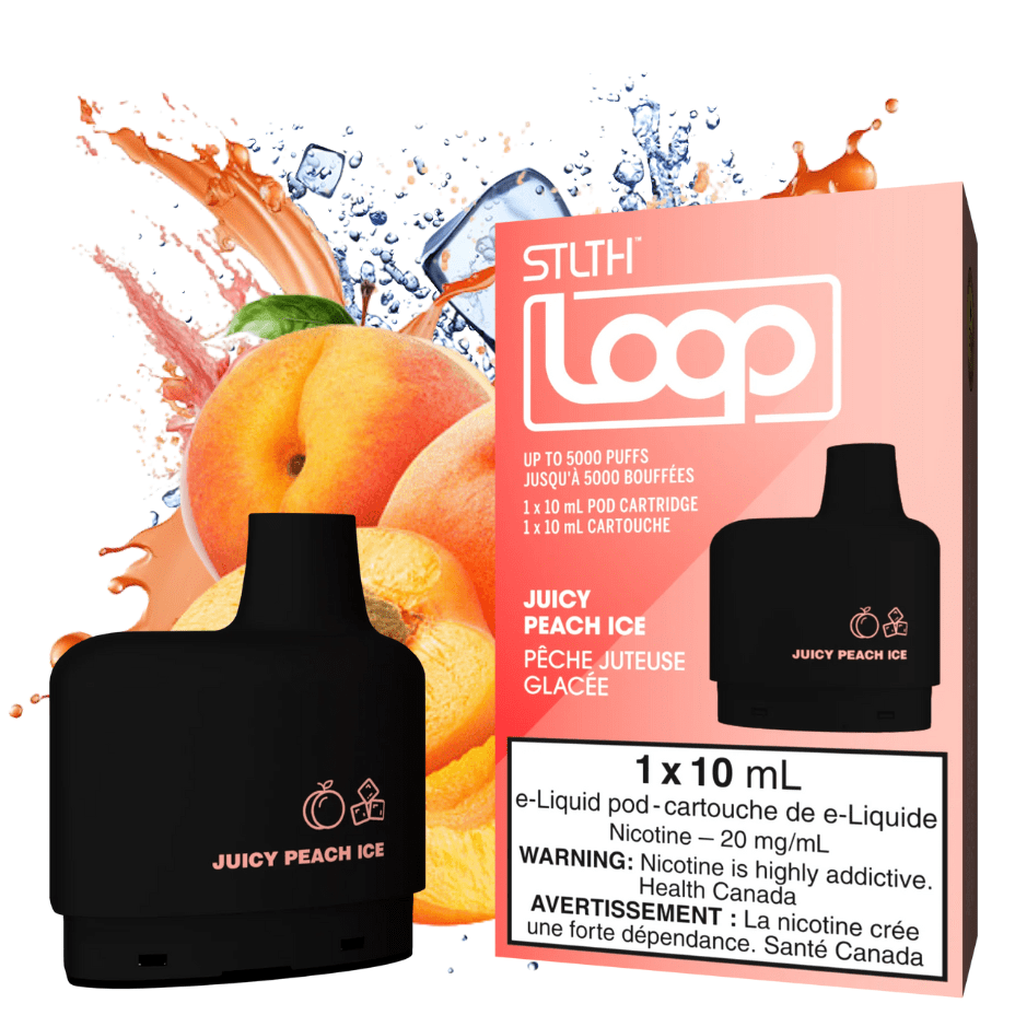 Stlth Loop Closed Pod Systems 20mg / 5000Puffs STLTH Loop Pods-Juicy Peach Ice STLTH Loop Pods-Juicy Peach Ice-Yorkton Vape SuperStore & Online