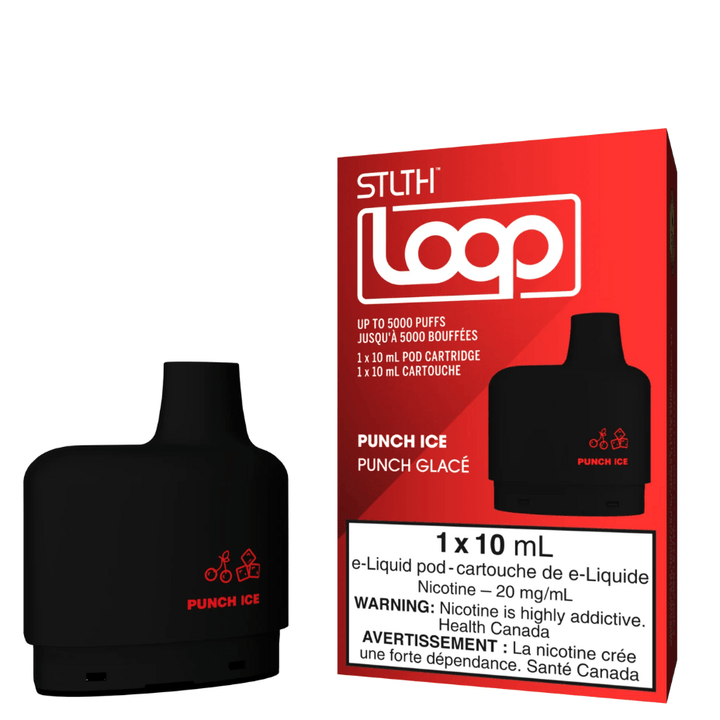 Stlth Loop Closed Pod Systems 20mg / 5000Puffs STLTH Loop Pods-Punch Ice STLTH Loop Pods-Punch Ice-Yorkton Vape SuperStore & Vape Online Store