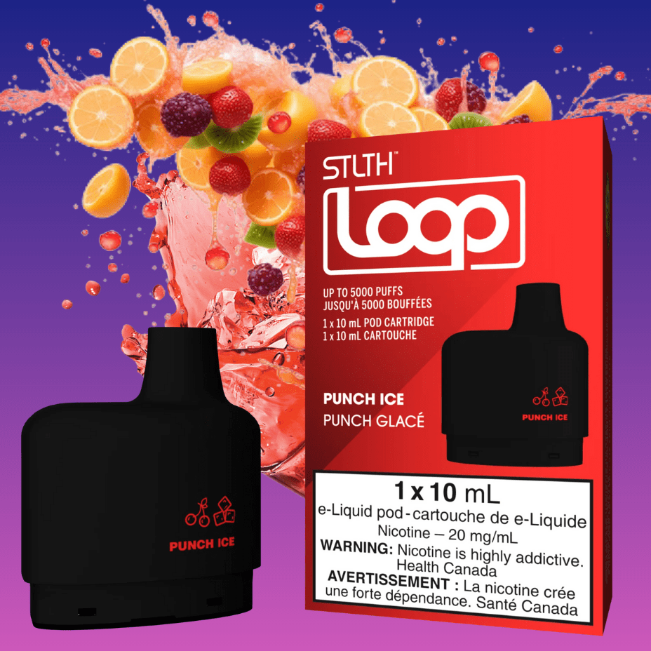 Stlth Loop Closed Pod Systems 20mg / 5000Puffs STLTH Loop Pods-Punch Ice STLTH Loop Pods-Punch Ice-Yorkton Vape SuperStore & Vape Online