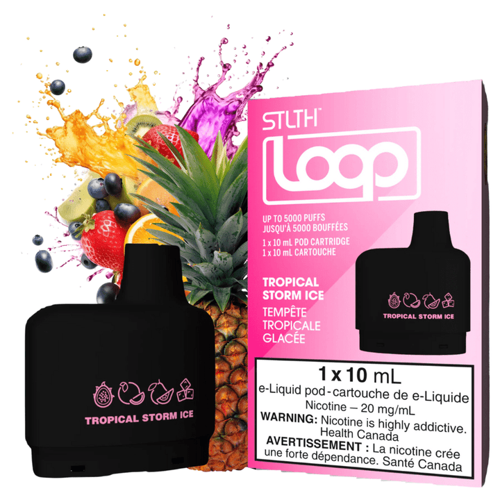 Stlth Loop Closed Pod Systems 20mg / 5000Puffs STLTH Loop Pods-Tropical Storm Ice STLTH Loop Pods-Tropical Storm Ice-Yorkton Vape SuperStore & Online