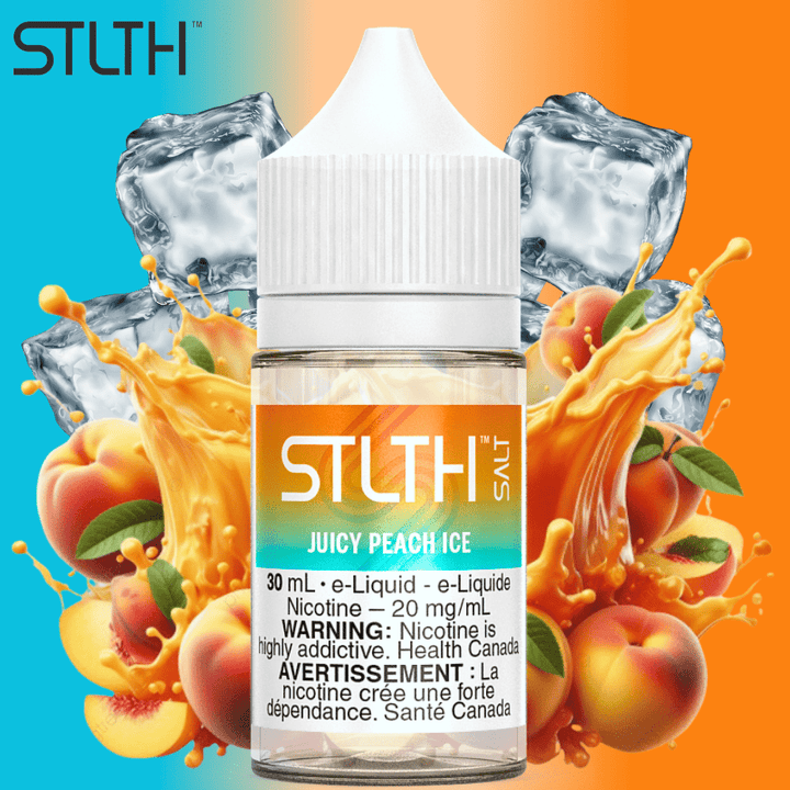 STLTH Salt - Juicy Peach Ice 30mL / 20mg Vape Superstore Yorkton Saskatchewan