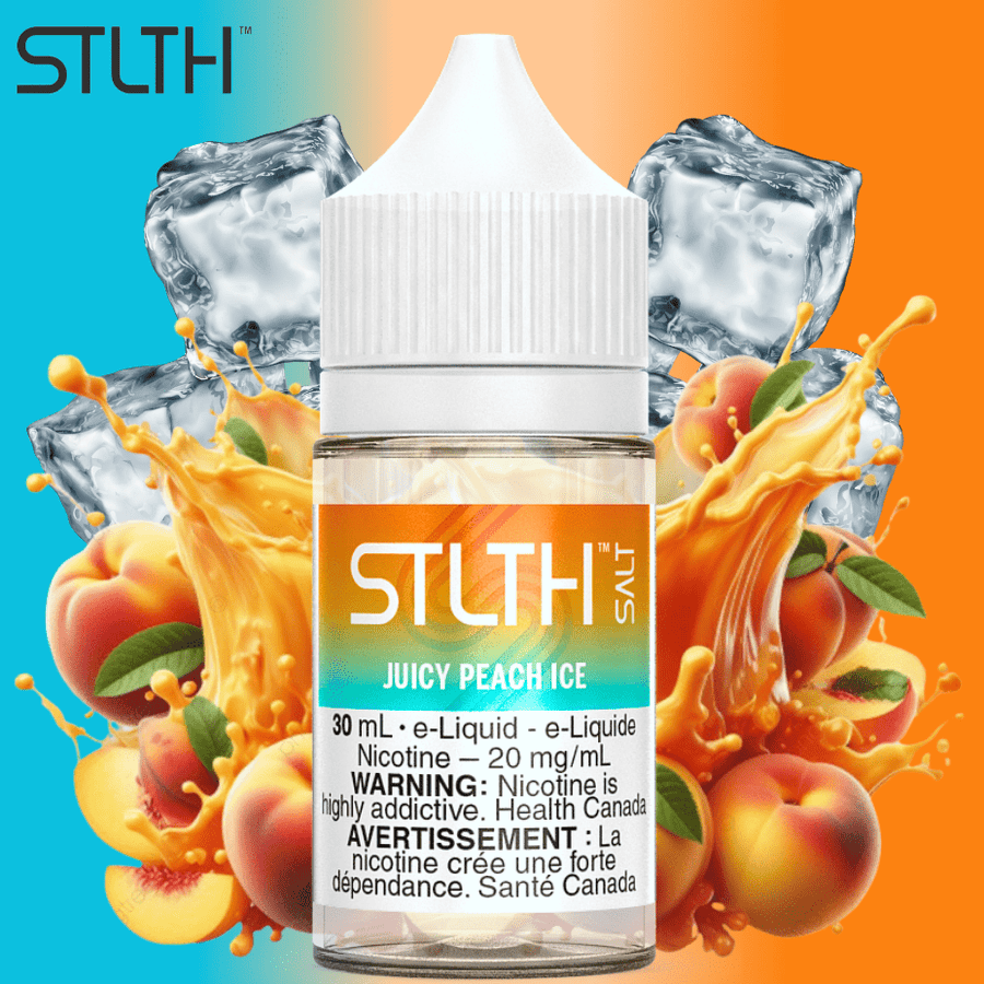 STLTH Salt - Juicy Peach Ice 30mL / 20mg Vape Superstore Yorkton Saskatchewan