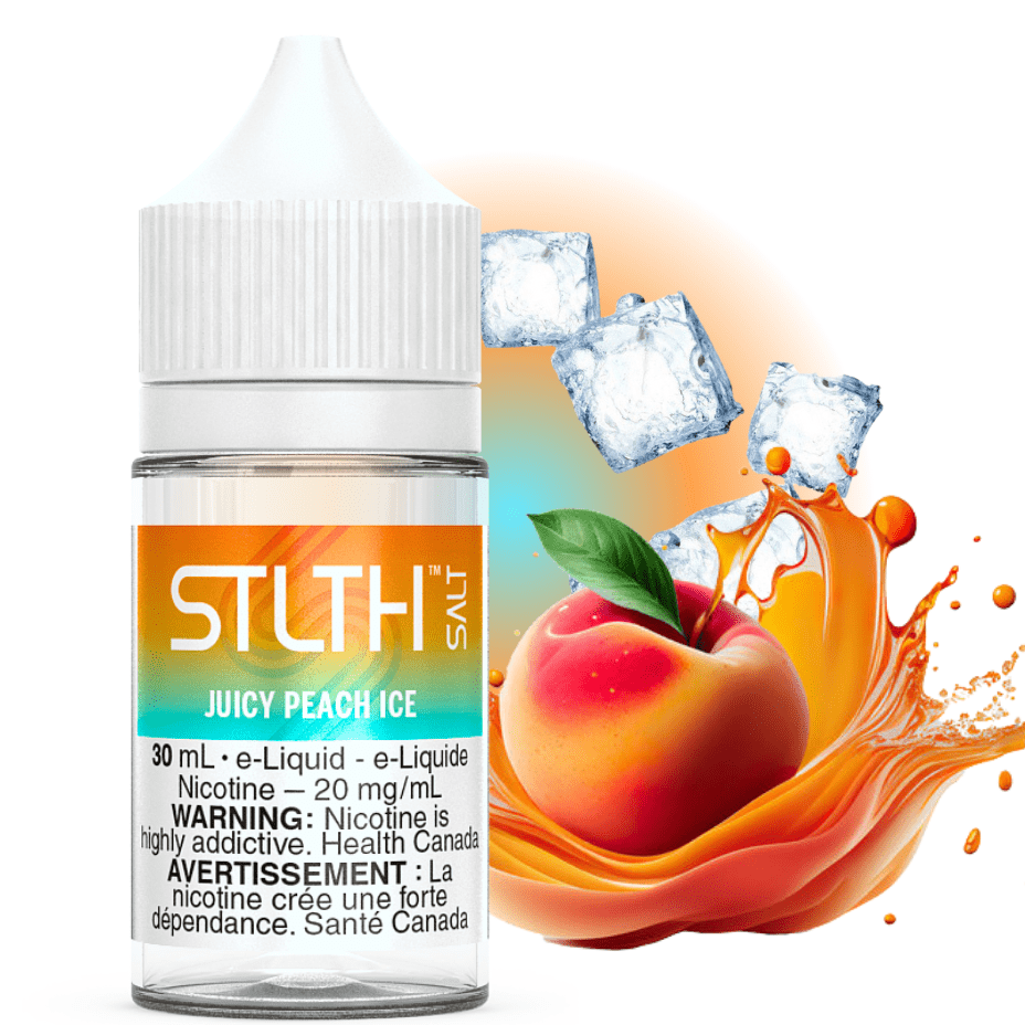 STLTH Salt - Juicy Peach Ice 30mL / 20mg Vape Superstore Yorkton Saskatchewan