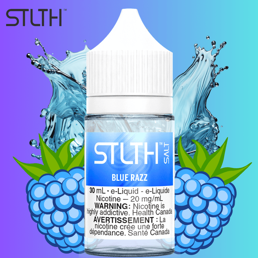 STLTH Salt Salt Nic E-Liquid 30mL / 20mg STLTH Salt - Blue Razz STLTH Salt - Blue Razz in Canada at Yorkton Vape
