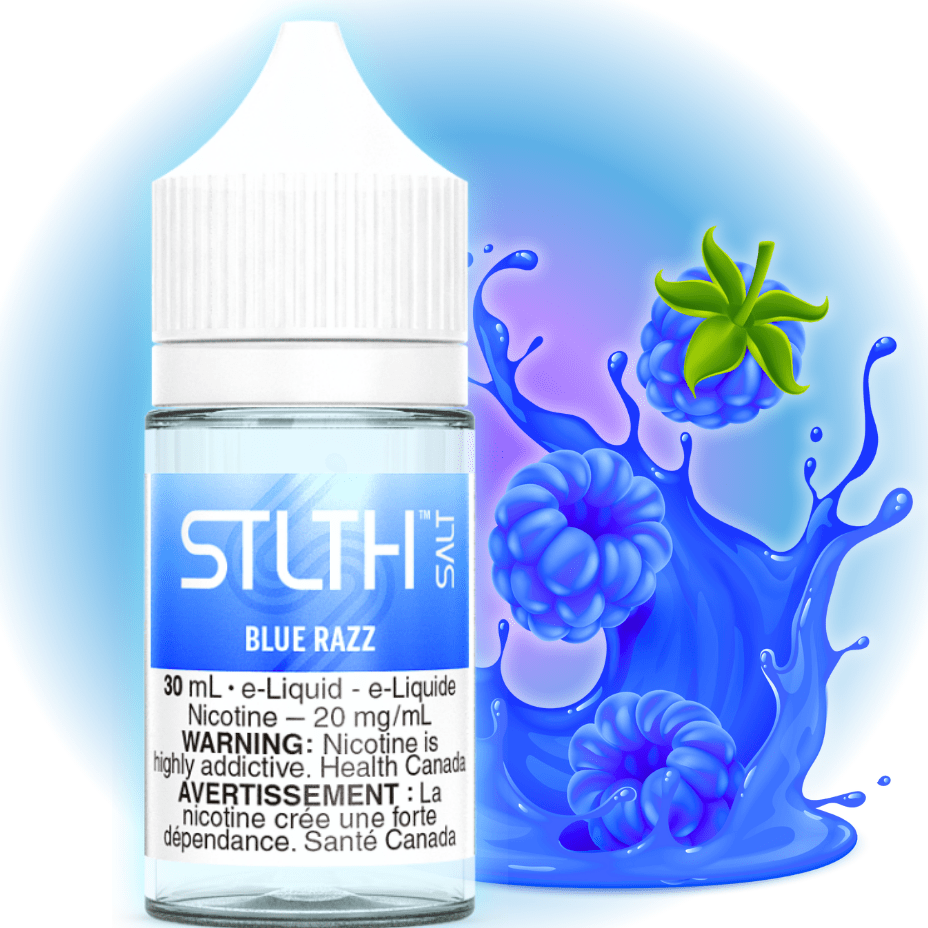 STLTH Salt Salt Nic E-Liquid 30mL / 20mg STLTH Salt - Blue Razz STLTH Salt - Blue Razz in Canada at Yorkton Vape