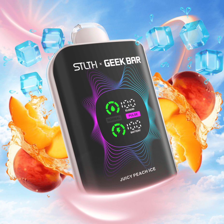 STLTH x Geek Bar 80K Disposable Vape - Juicy Peach Ice 20mg / 80000 Puffs Vape Superstore Yorkton Saskatchewan