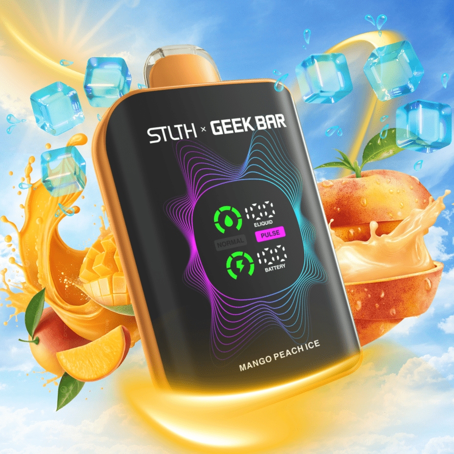 STLTH x Geek Bar 80K Disposable Vape-Mango Peach Ice 20mg / 80000 Puffs Vape Superstore Yorkton Saskatchewan