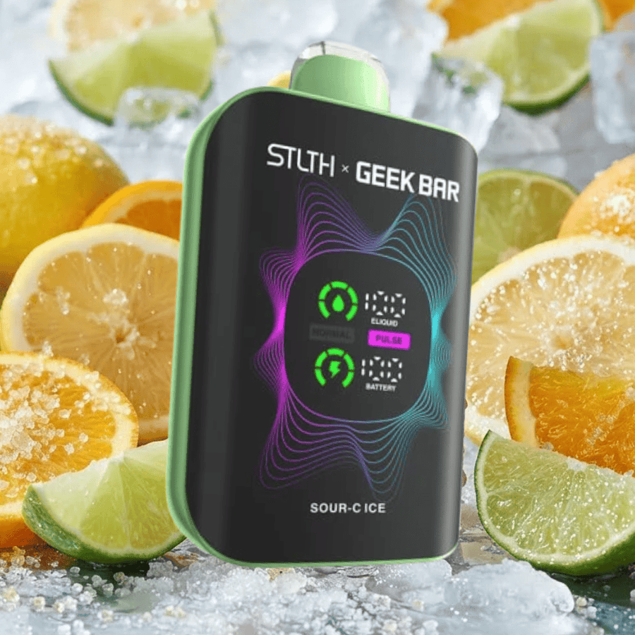 STLTH x Geek Bar 80K Disposable Vape - Sour C Ice 30mL / 80000 Puffs / 20mg/mL Vape Superstore Yorkton Saskatchewan
