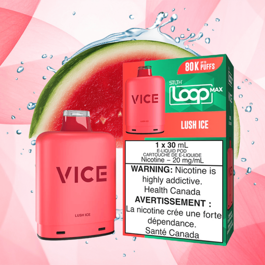 Stlth X Vice Loop Max 70K Closed Pod - Lush Ice 30mL / 70000 Puffs / 20mg Vape Superstore Yorkton Saskatchewan