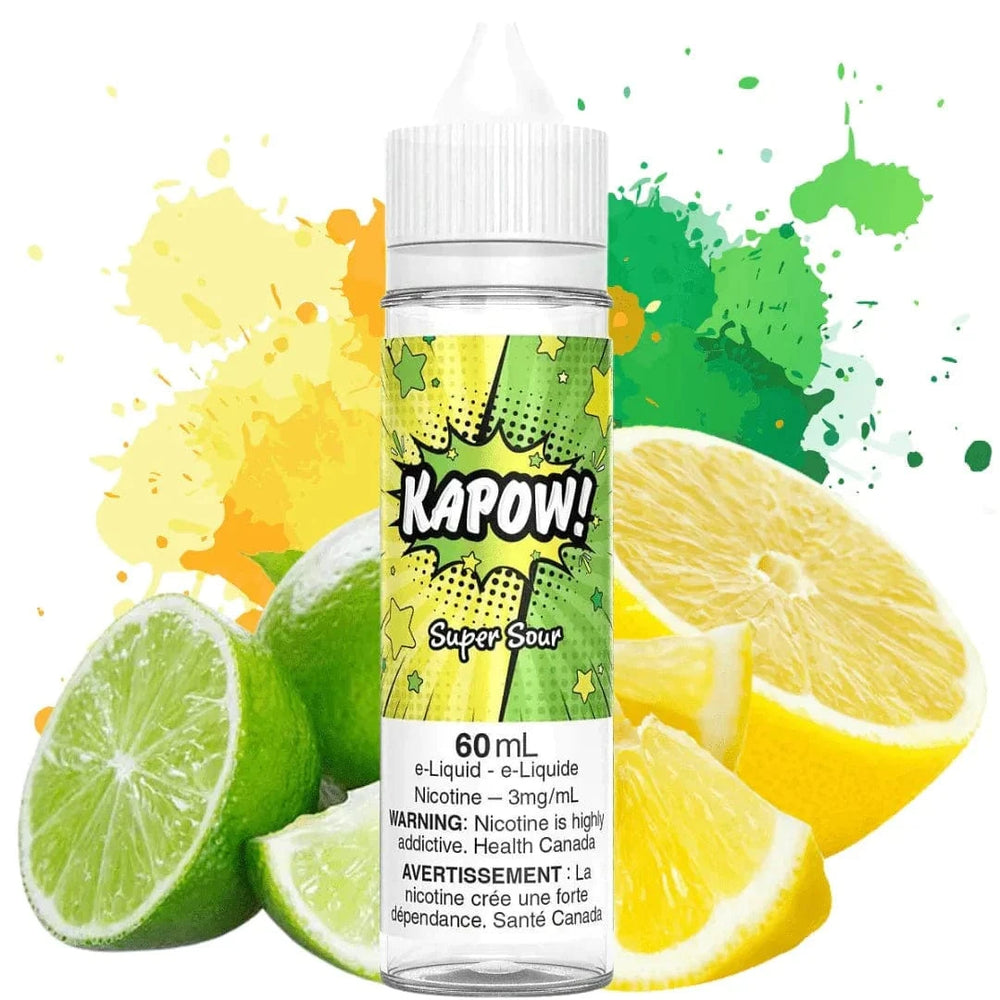 Super Sour by Kapow E-Liquid 3mg Vape Superstore Yorkton Saskatchewan