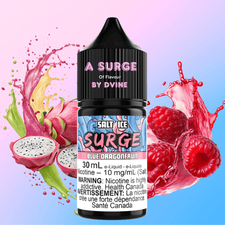 Surge E-Liquid-Blue Dragonfruit Ice Salt 30ml Vape Superstore Yorkton Saskatchewan