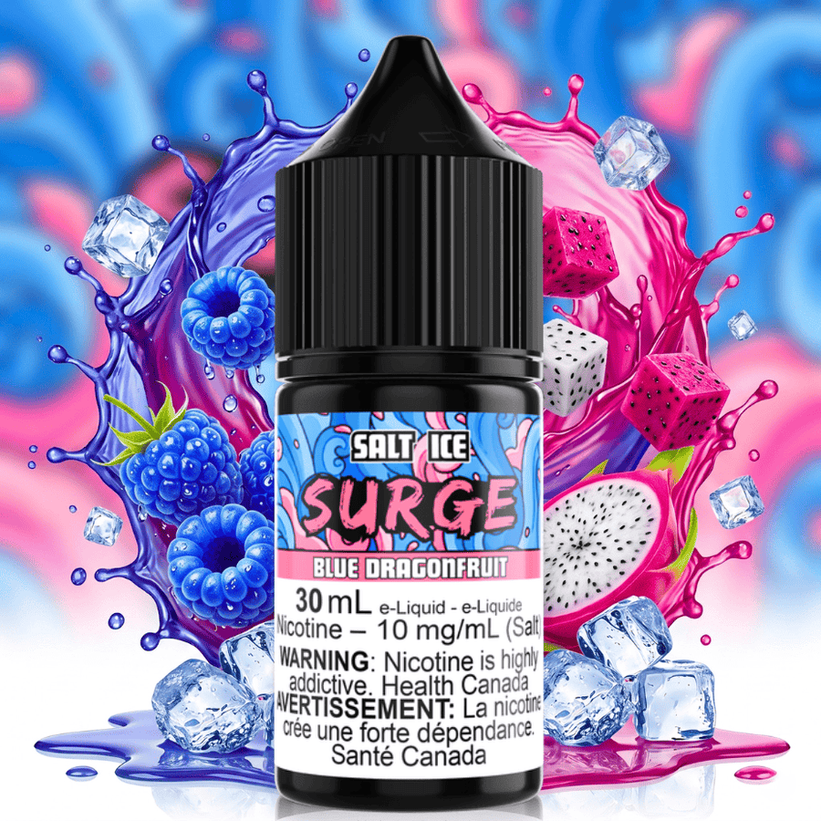 Surge E-Liquid-Blue Dragonfruit Ice Salt 30ml Vape Superstore Yorkton Saskatchewan