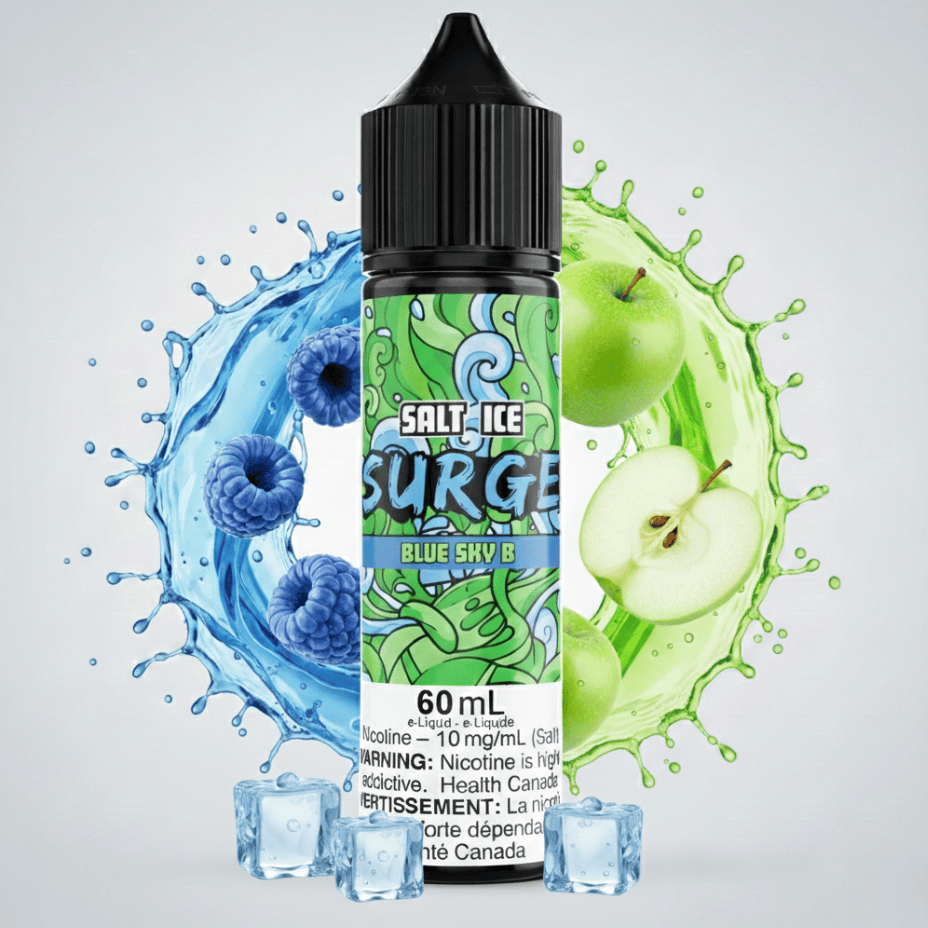 Surge E-Liquid-Blue Sky B Ice Salt 60ml 60ml / 20mg Vape Superstore Yorkton Saskatchewan
