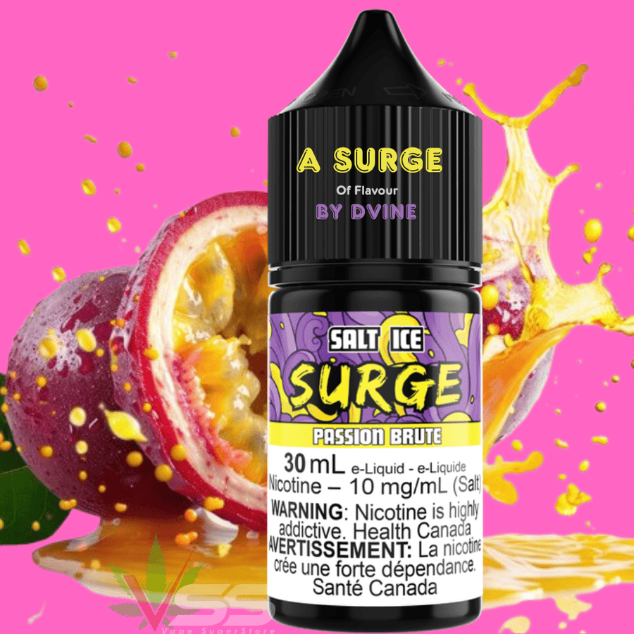 Surge E-Liquid-Passion Brute Ice Salt 30ml 10mg Vape Superstore Yorkton Saskatchewan