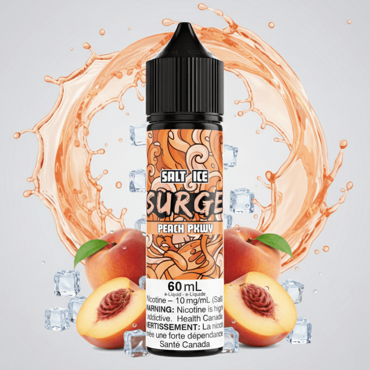 Surge E-Liquid-Peach PKWY Ice Salt 60ml 60ml / 20mg Vape Superstore Yorkton Saskatchewan