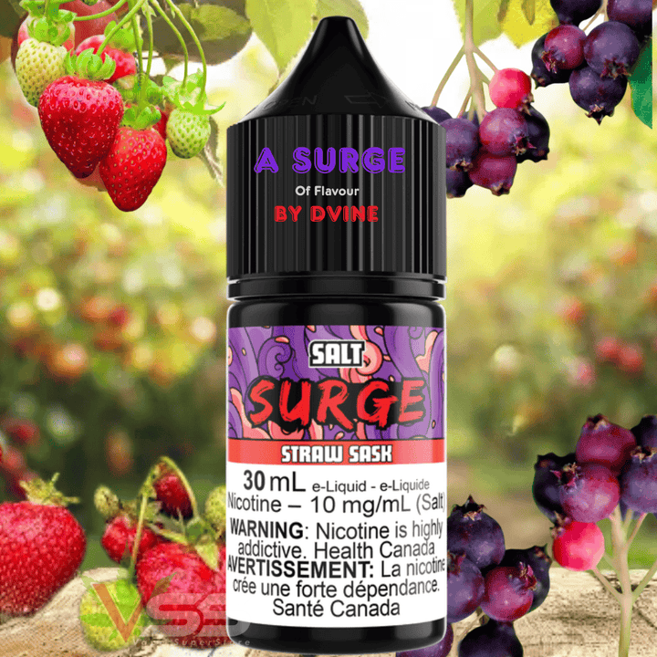 Surge E-Liquid-Straw Sask Salt 30ml 10mg Vape Superstore Yorkton Saskatchewan