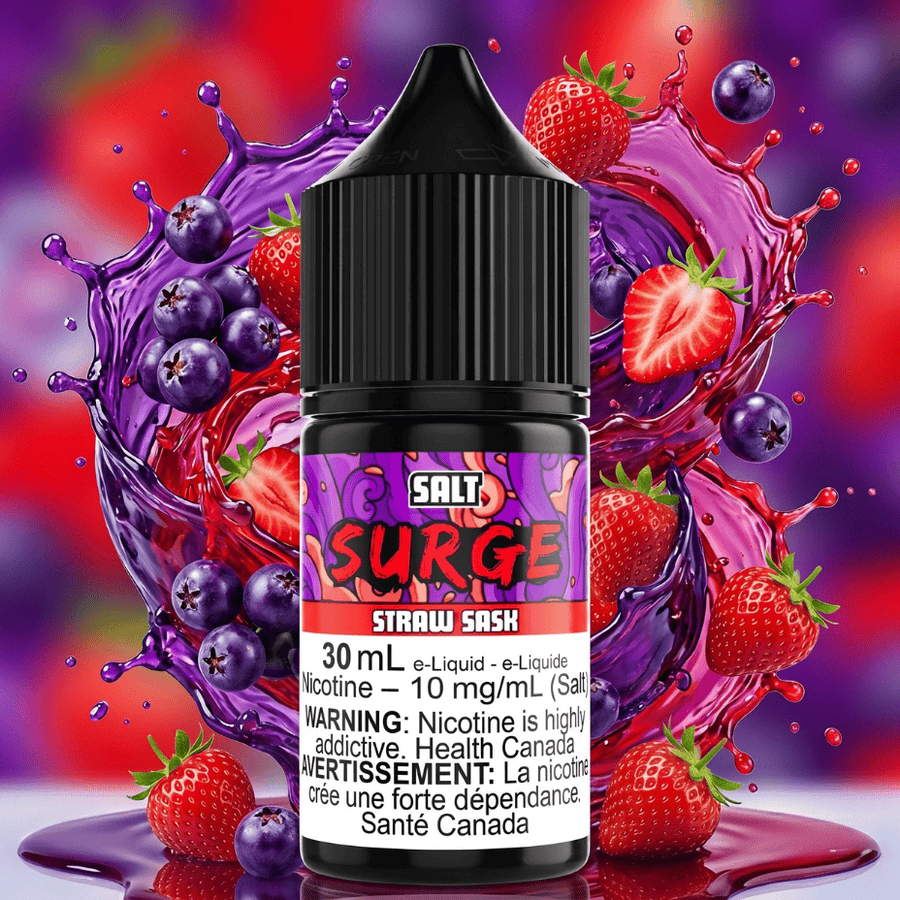 Surge E-Liquid-Straw Sask Salt 30ml Vape Superstore Yorkton Saskatchewan