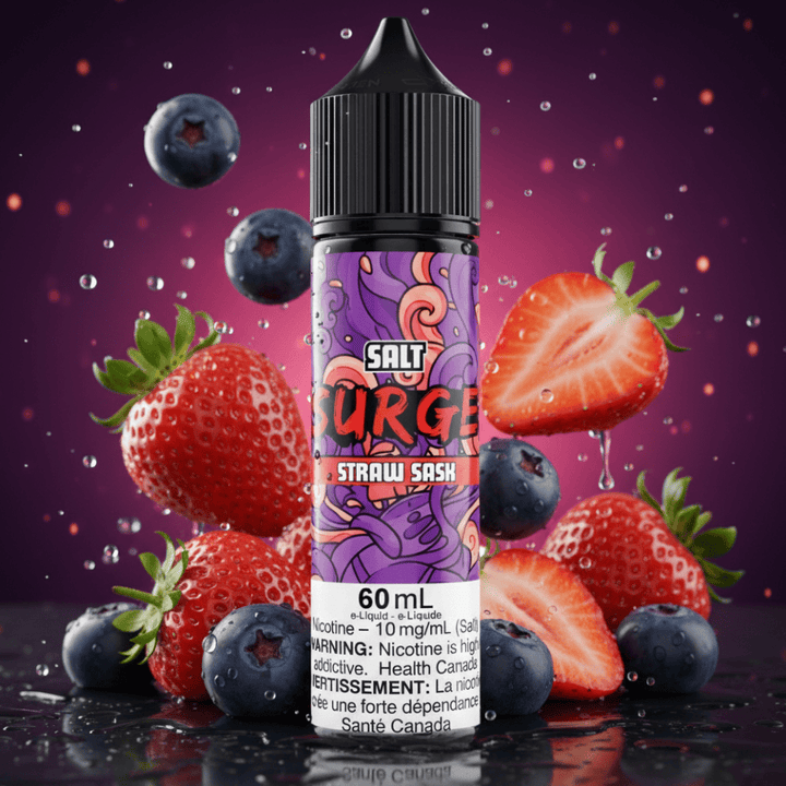 Surge E-Liquid-Straw Sask Salt 60ml 60ml / 20mg Vape Superstore Yorkton Saskatchewan