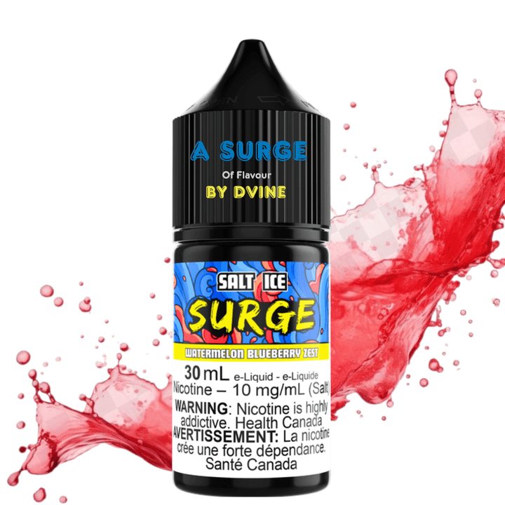 Surge E-Liquid-Watermelon Blueberry Zest Salt 30ml Vape Superstore Yorkton Saskatchewan
