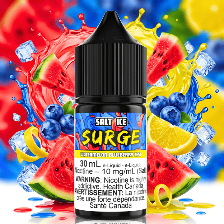 Surge E-Liquid-Watermelon Blueberry Zest Salt 30ml Vape Superstore Yorkton Saskatchewan