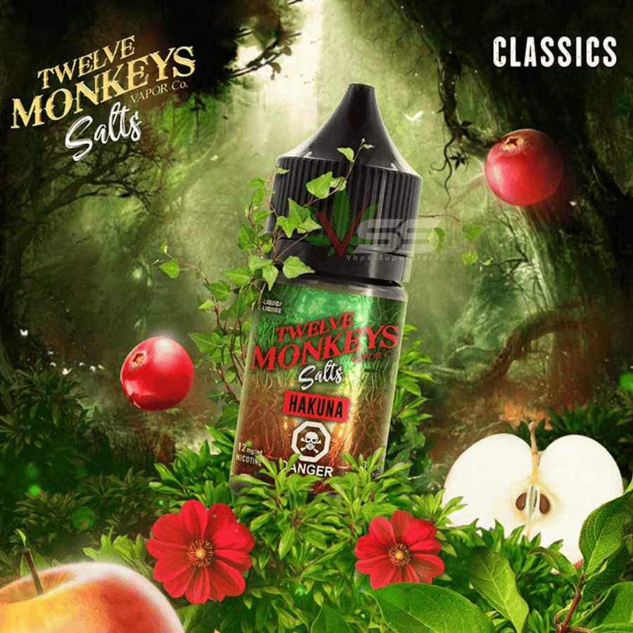 Twelve Monkeys Salt 30ml-Hakuna Ice 30ml / 20mg Vape Superstore Yorkton Saskatchewan