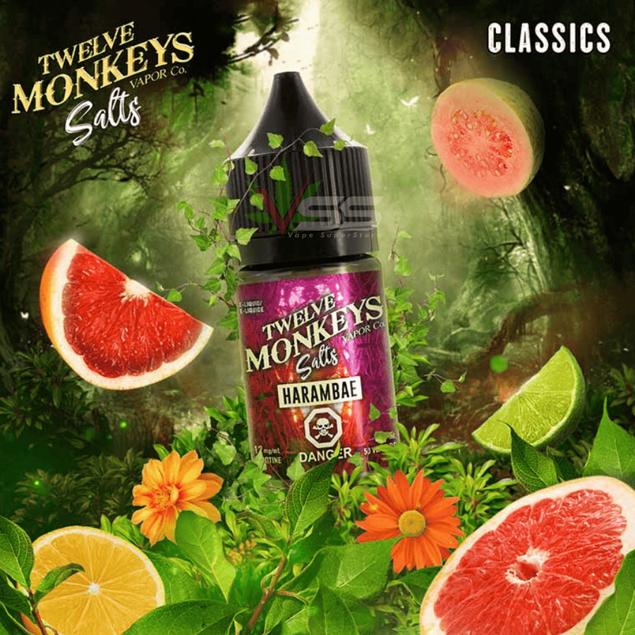 Twelve Monkeys Salt 30ml-Harambae Ice 30ml / 20mg Vape Superstore Yorkton Saskatchewan