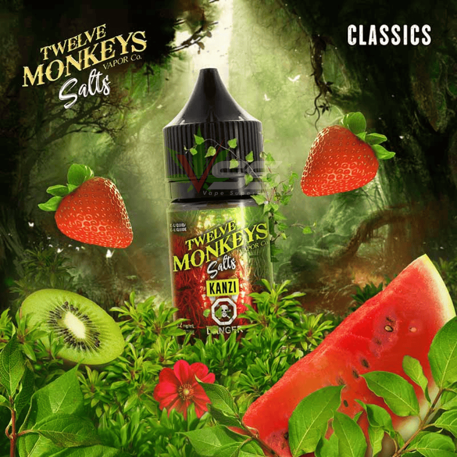 Twelve Monkeys Salt 30ml-Kanzi Ice 30ml / 20mg Vape Superstore Yorkton Saskatchewan