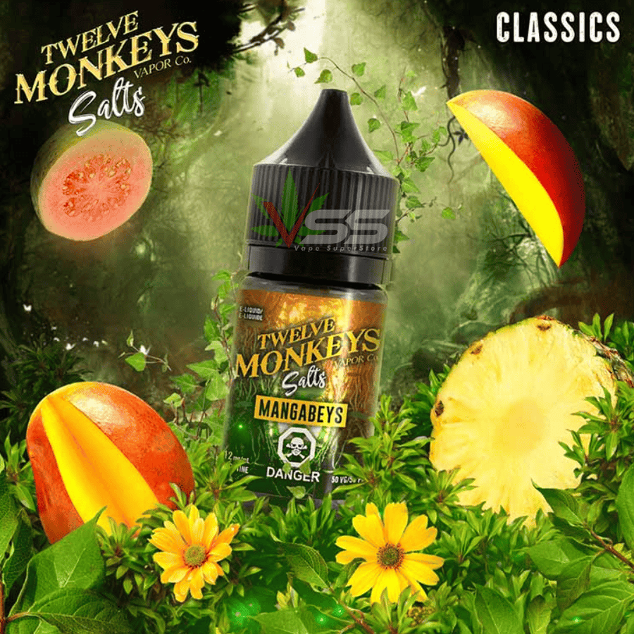 Twelve Monkeys Salt 30ml-Mangabeys Ice 30ml / 20mg Vape Superstore Yorkton Saskatchewan