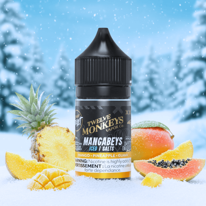 Twelve Monkeys Salt 30ml-Mangabeys Ice 30mL / 20mg Vape Superstore Yorkton Saskatchewan