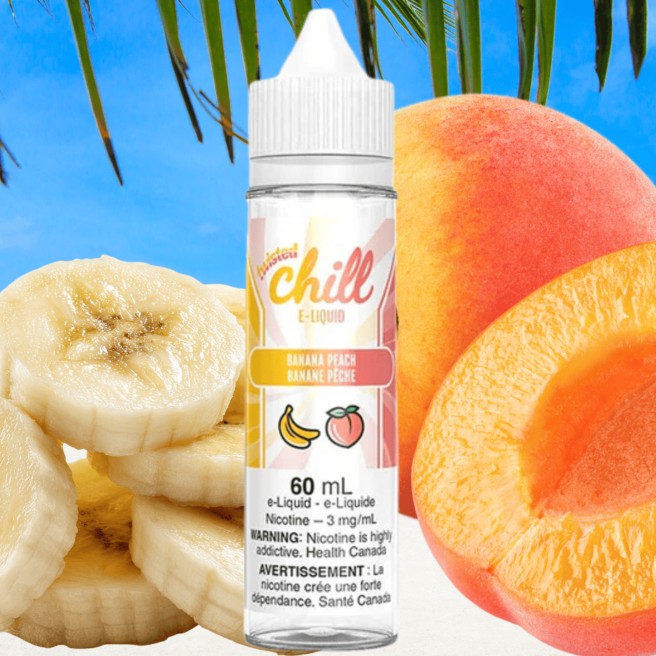 Twisted Chill E-Liquid - Banana Peach Vape Superstore Yorkton Saskatchewan
